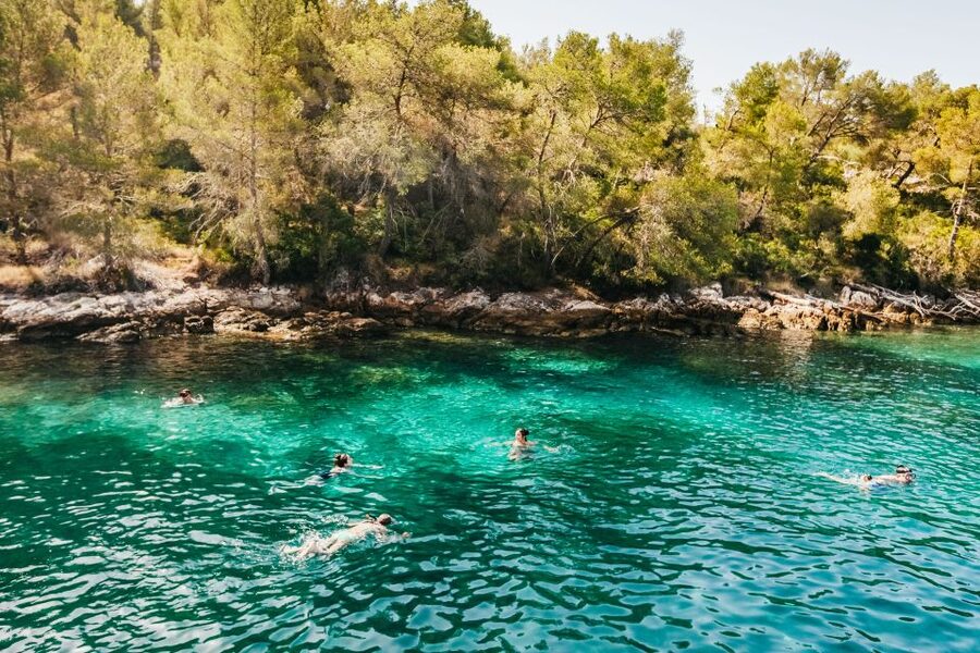 Split: Hvar, Pakleni, Brač & Šolta All-inclusive Tour - Brač comes first with an hour in the water
