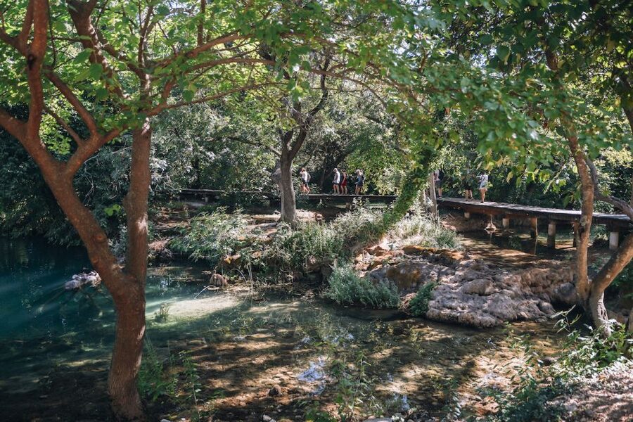 Split: Krka Waterfalls Tour, Boat Cruise, and Swimming - Leaving Split for the Krka River