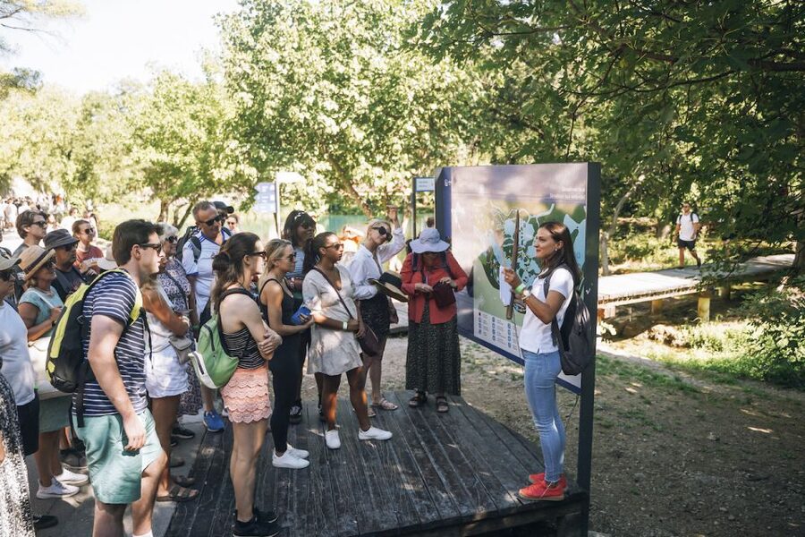 Split: Krka Waterfalls Tour, Boat Cruise, and Swimming - The Jaruga power plant and the park’s working side
