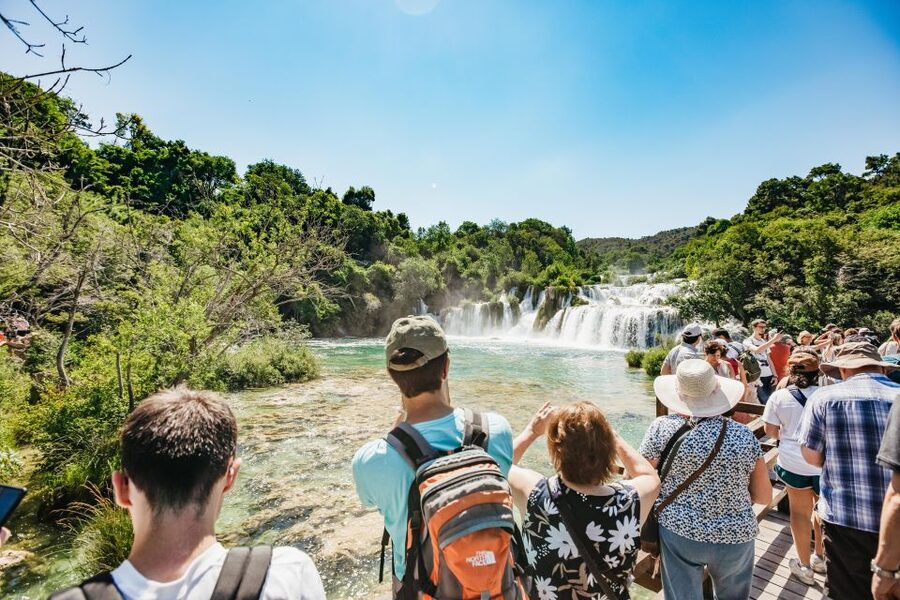 Split: Krka Waterfalls Trip with Boat Cruise and Swimming - The coastal ride back to Split