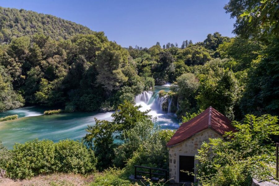 Split: Krka Waterfalls With Boat Cruise, Wine and Olive Oil - Old mills, an Ethno Museum, and early electricity