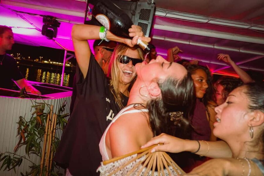 Split: Night Boat Party with Free Shots, Dj and After Party - The social side: music, staff, and group energy