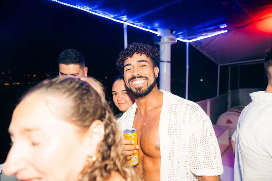Split: Night Boat Party with Free Shots, Dj and After Party - Meeting the staff by the statue and stairs