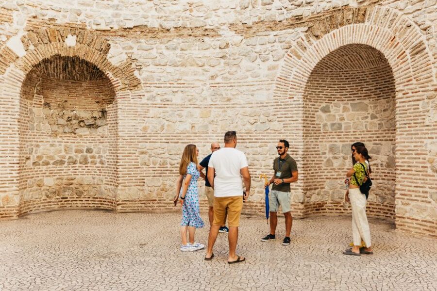 Split: Old Town and Diocletian Palace Walking Tour - The Riva promenade and views beyond the palace