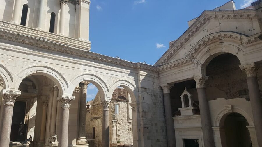 Split: Old Town Food Tour - Seeing the palace substructures and the Game of Thrones location