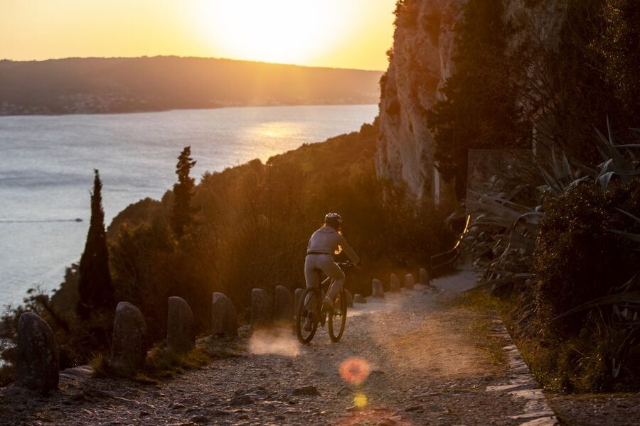 Split: Old Town Guided Bike Tour with Poljud Stadium - Marjan Forest Park, beaches, and quieter sights
