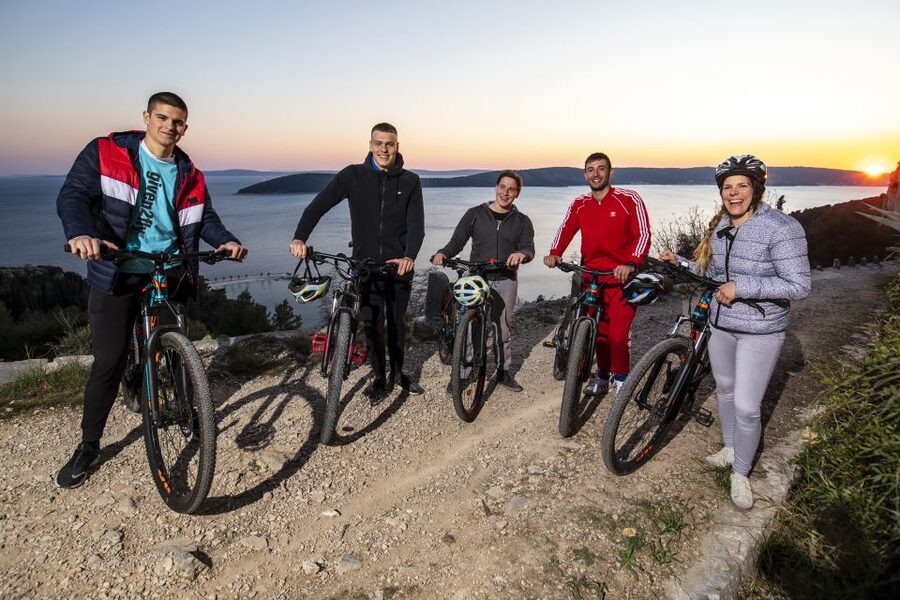 Split: Old Town Guided Bike Tour with Poljud Stadium - Starting among Split’s stone streets