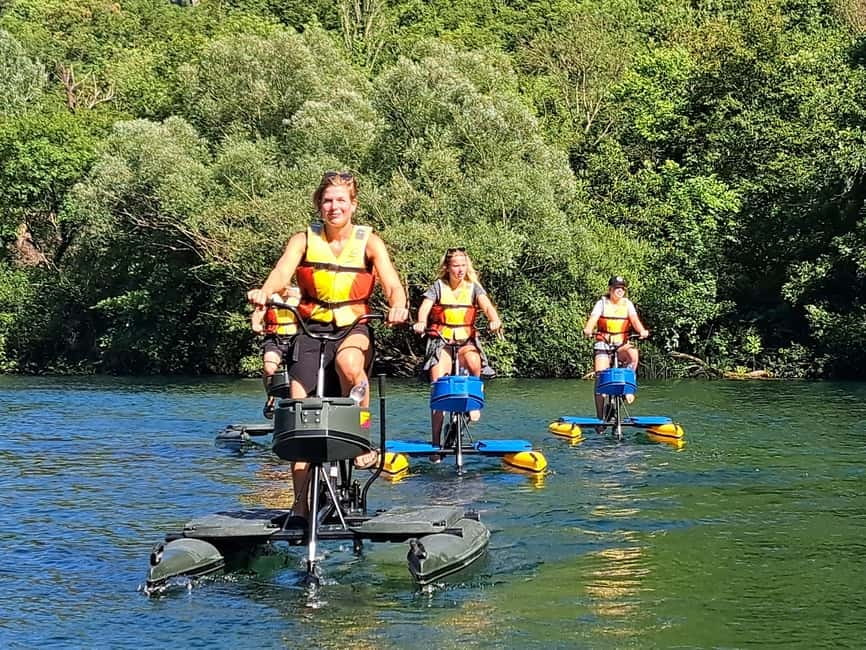 Split/Omiš: Cetina River Water Bike Safari - Starting five kilometers from Omiš