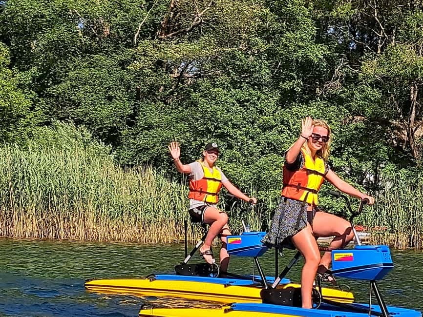 Split/Omiš: Cetina River Water Bike Safari - Four kilometers back to the starting point