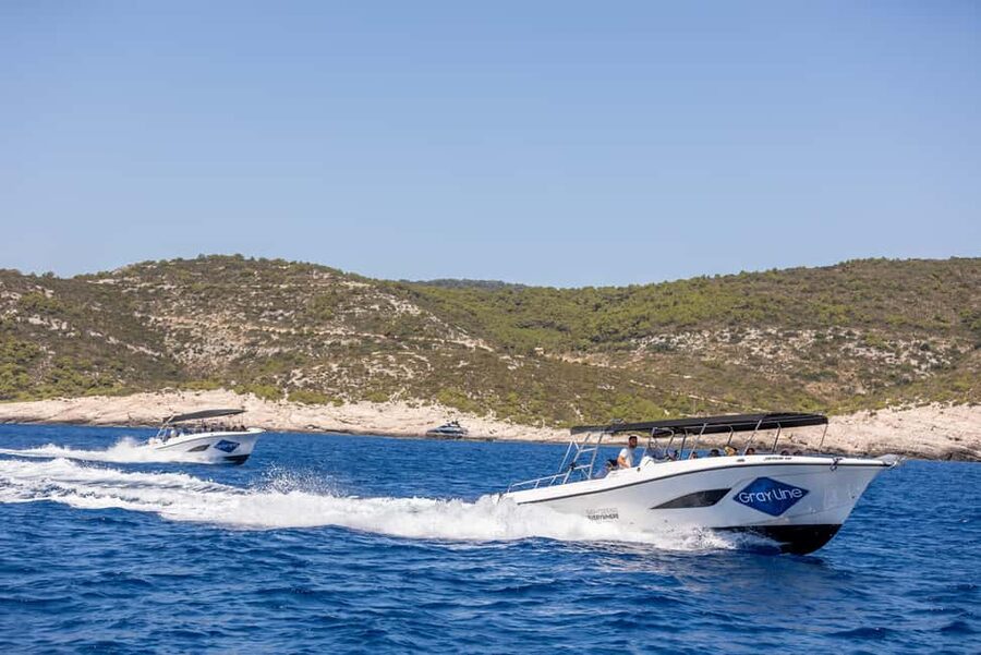 Split or Trogir: Blue Cave, Vis, and Hvar Speedboat Day Trip - The Pakleni Islands and Palmižana