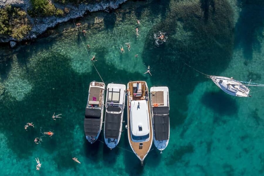 Split or Trogir: Blue Cave, Vis, and Hvar Speedboat Tour - The Pakleni Islands slow the pace