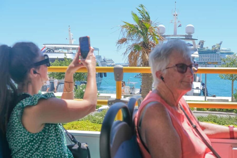 Split: Red Line Panoramic Tour with Sightseeing Bus - Along Split’s waterfront and Promenade