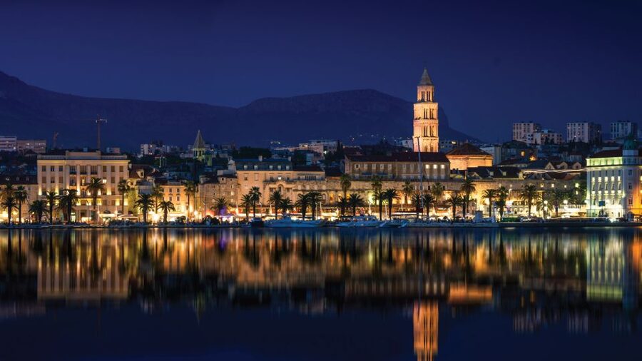 Split: Riviera Sunset Cruise & Swim with Summer Vibes - Seeing Split’s Old Town From the Sea