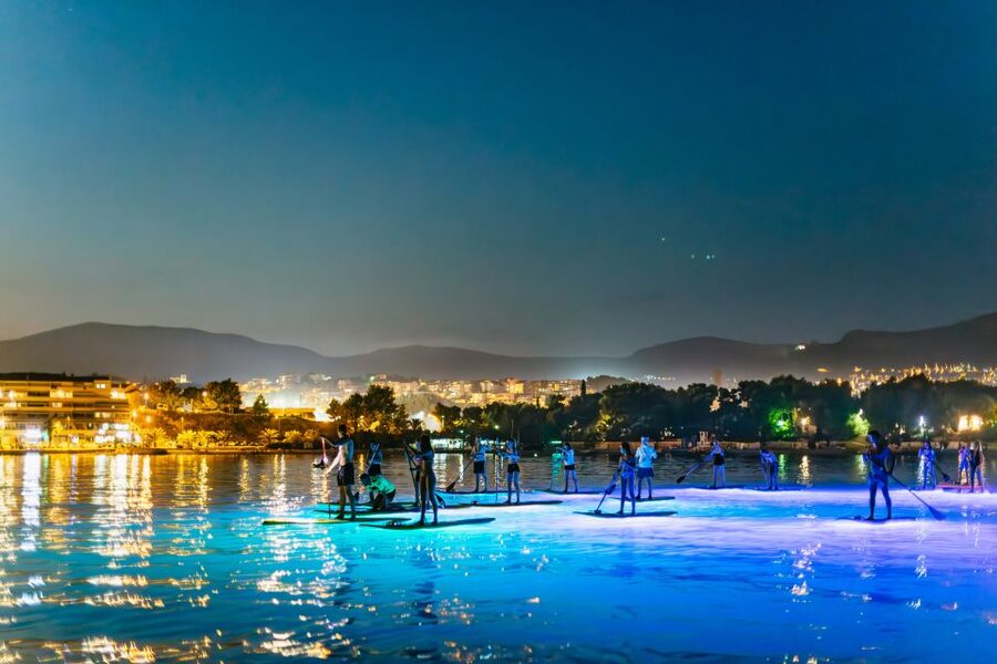Split: Stand Up Paddleboard Night Glow Tour - Five minutes to look around the campsite