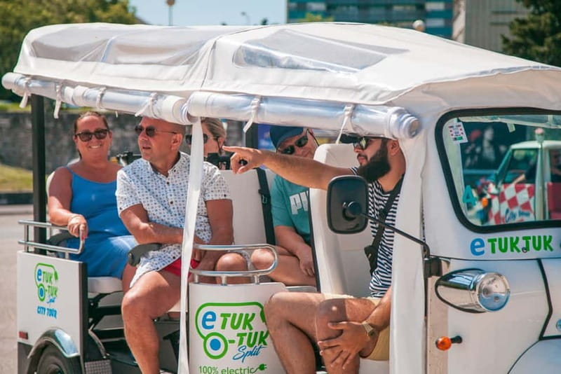 Split: Top City Highlights Electric Tuk-Tuk Tour - Starting at the Riva and St. Francis Church