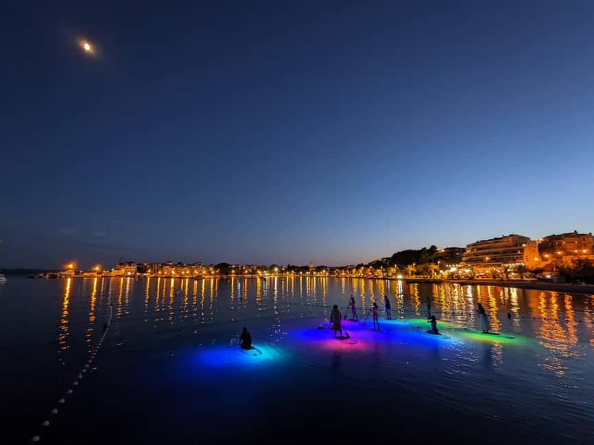 Split: Transparent SUP night Glow tour - A quiet stop at the river oasis