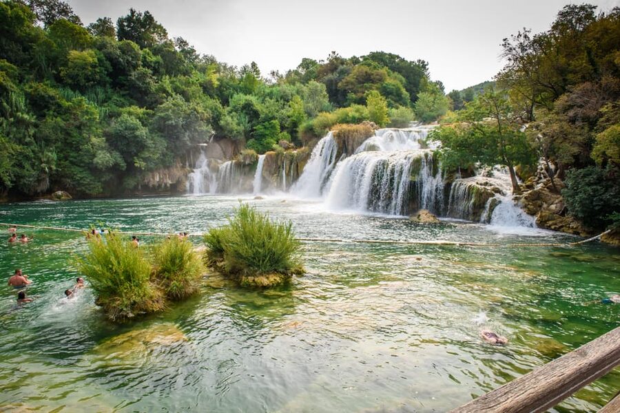 Split/Trogir: Krka National Park Day Trip & Boat to Skradin - Walking the paths to Skradinski Buk