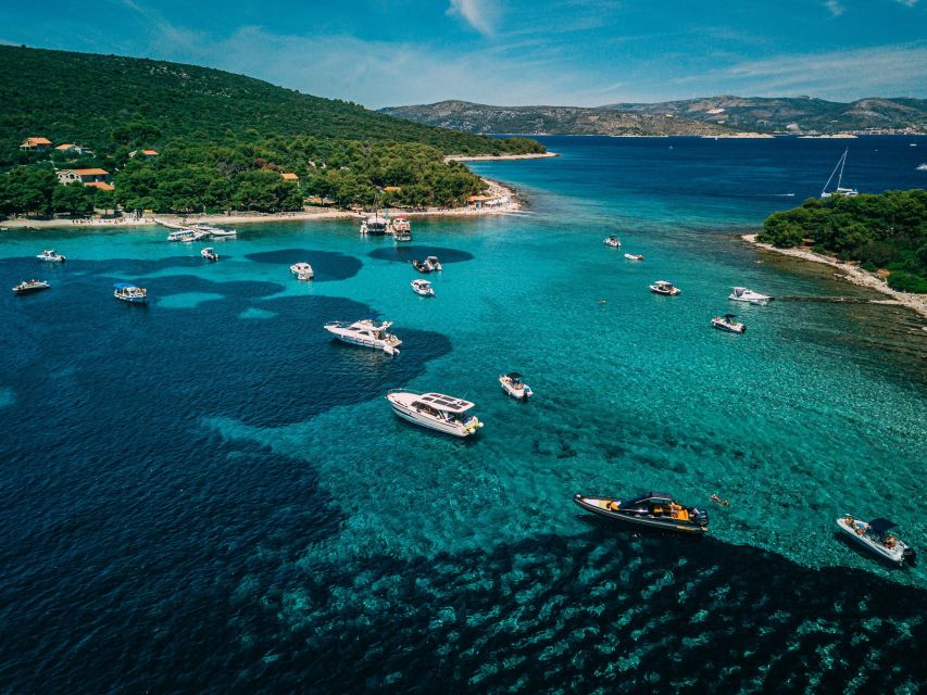 Split & Trogir: Private Blue Lagoon & Wine Tasting Boat Tour - Key points at a glance