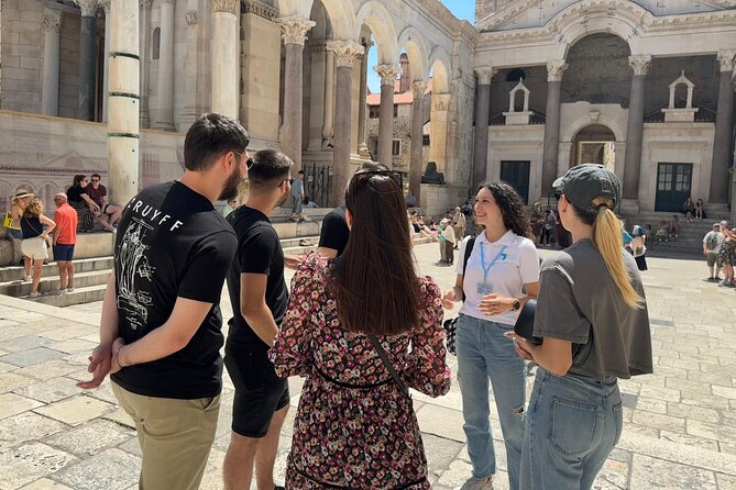 Split Walking Tour: History, Legends & Tales - Meeting the guide beside the Split model