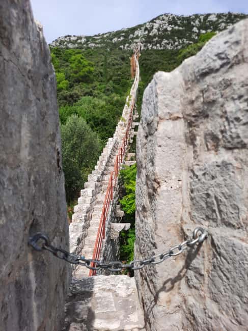 Ston: Private White Gold Tour With a Wall Climb - Climbing the fortification wall
