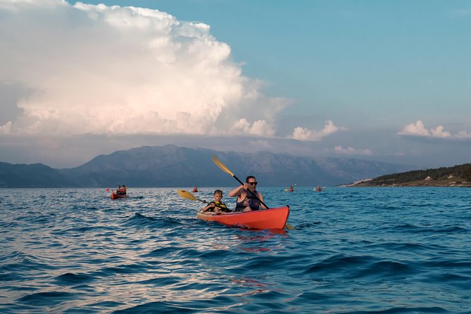 Sunset Kayaking - Starting beside the harbor in Postira