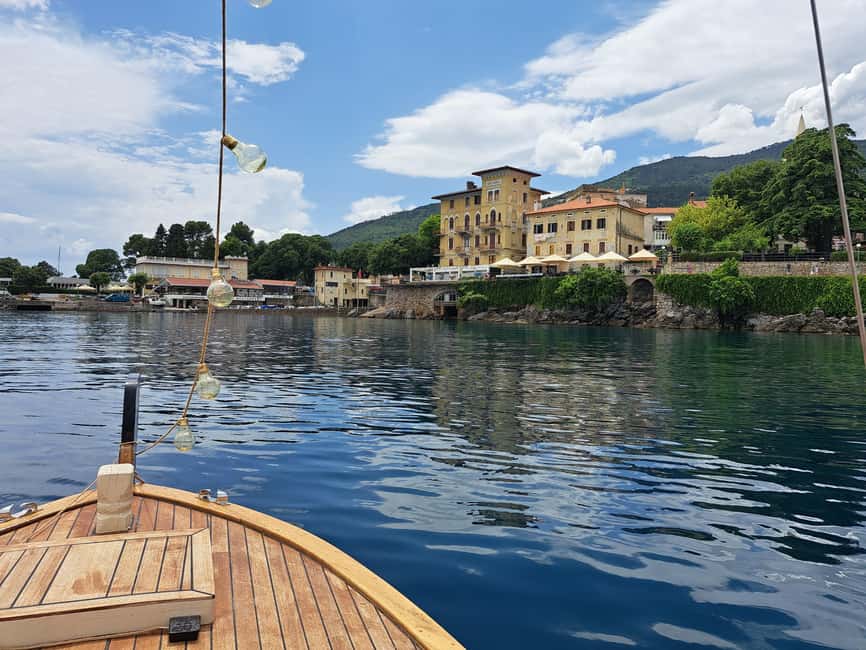 Sunset or Swim Ride Opatija on Madonnina Boat Tour - Why a small wooden boat changes the experience