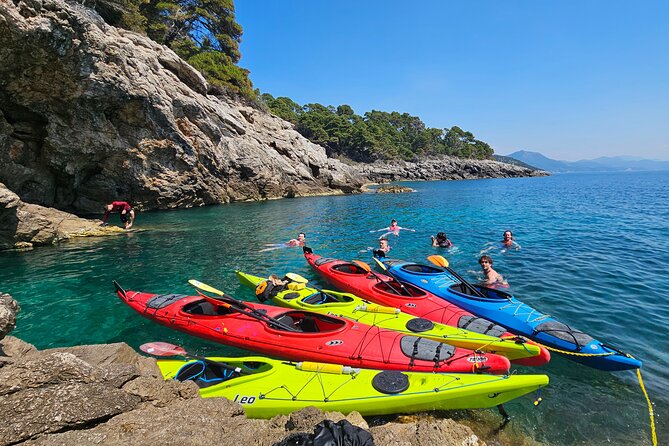 Sunset Sea Kayaking and Wine Dubrovnik - Lokrum Island and the open-water stretch