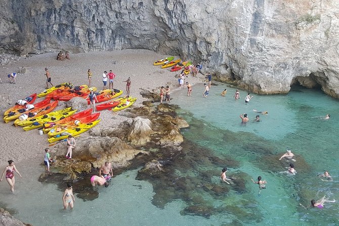 Sunset Sea Kayaking and Wine Dubrovnik - The sunset wine stop outside the harbor