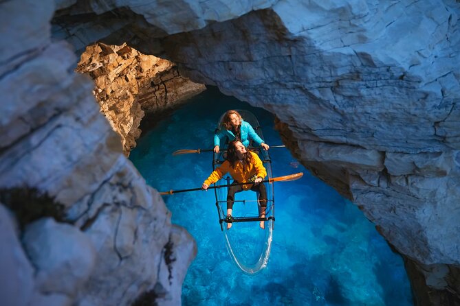 Transparent Kayak Night Glow Experience from Pula - What the $62.91 price really covers