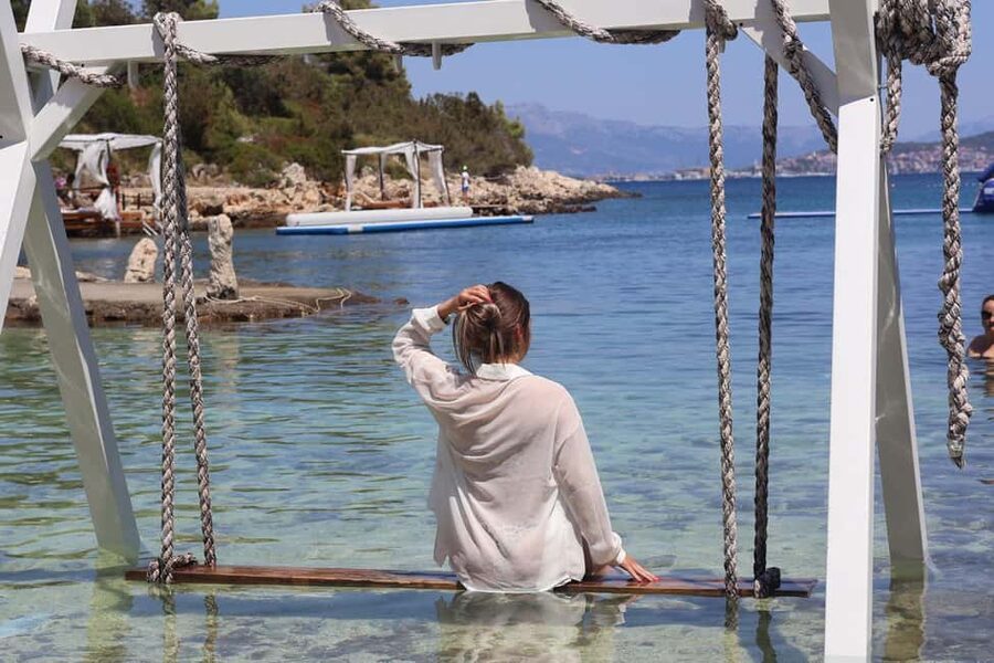 Trogir: Boat tour to Unique underwater museum - A short boat ride from Trogir to Jelinak Bay