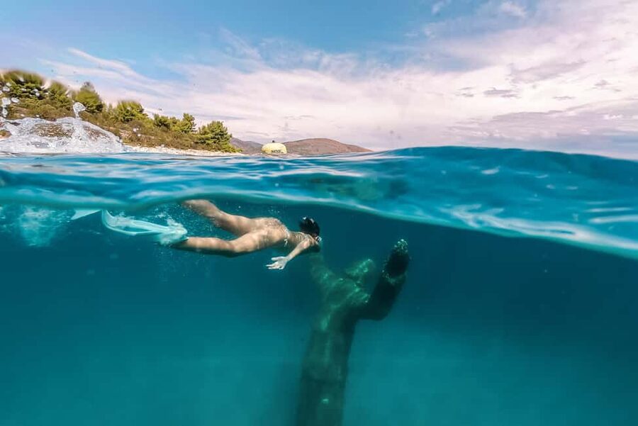 Trogir: Boat tour to Unique underwater museum - The swimming conditions and what you need