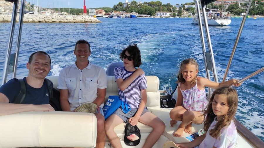 Vrsar: Dolphin-Watching Sunset Adventure with Speedboat - Sunset over the Adriatic coast