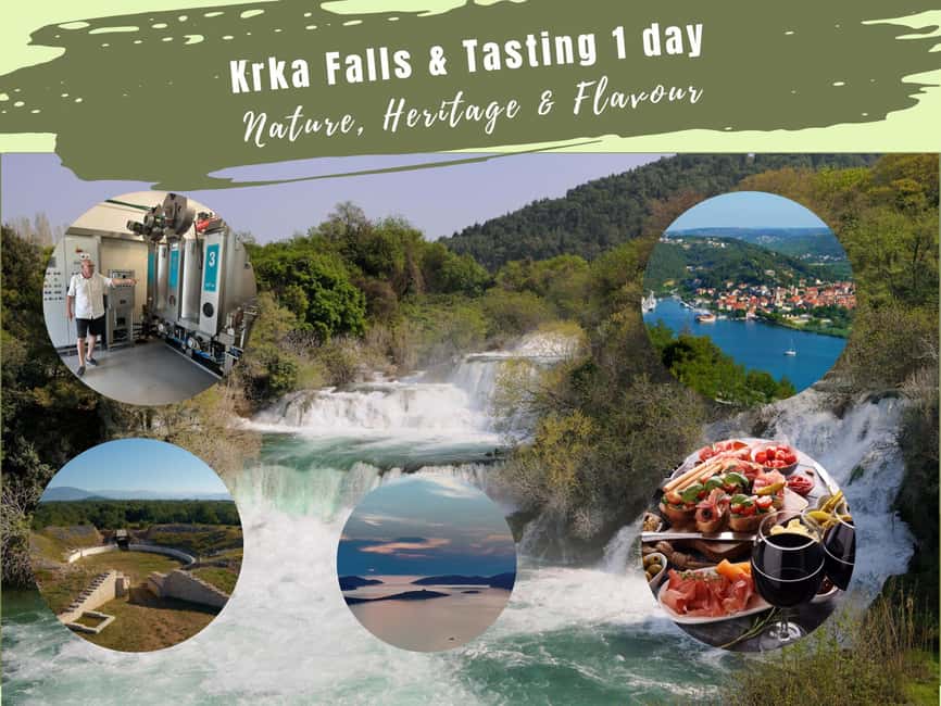 Zadar: Krka falls, olive mill, lunch, oil & wine tasting - A Dalmatian lunch with three local wines