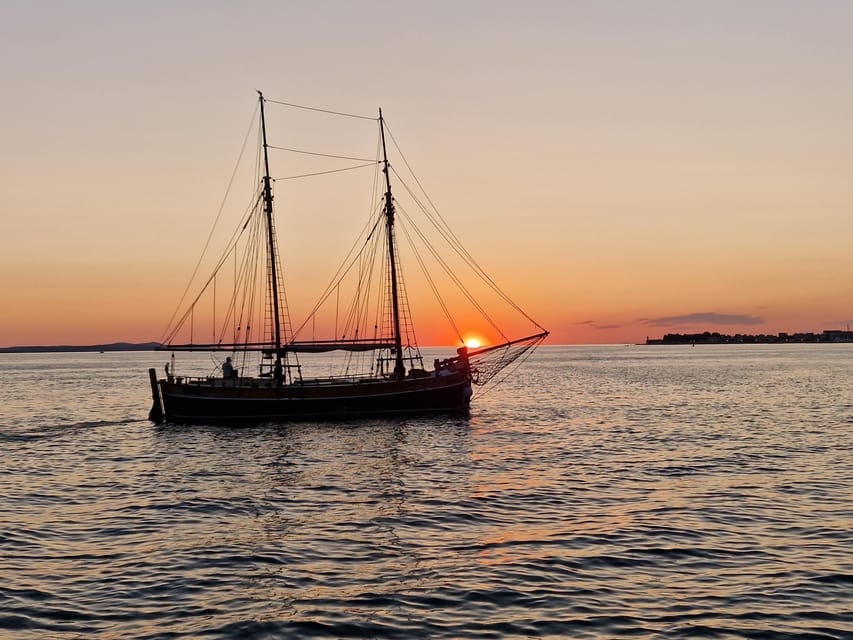 Zadar: Sunset Cruise on Traditional Boat with Wine - The first part of the ride, harbor views and a new angle on Zadar