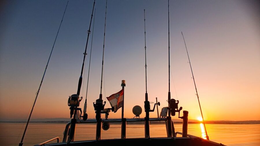 Zadar: Sunset Fishing Half-Day Guided Boat Trip - Leaving Foša port for Ugljan Island