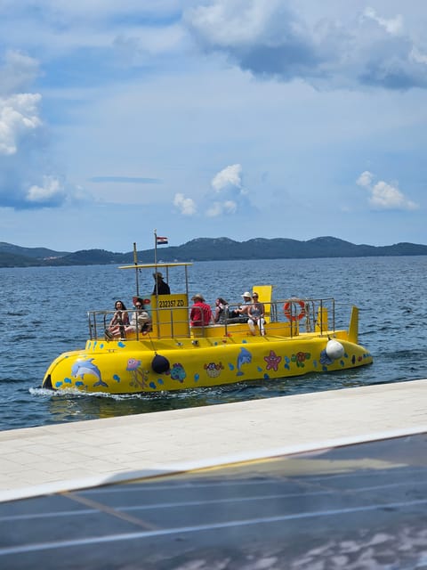 Zadar: Yellow Semi-Submarine Underwater Exploration Tour - The crew can shape the whole experience