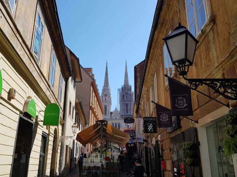 Zagreb: City and WWII Tunnels Walking Tour - Entering the Gric Tunnel