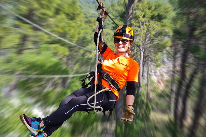 Zip line Tucepi - Six cables above the Tučepi canyon