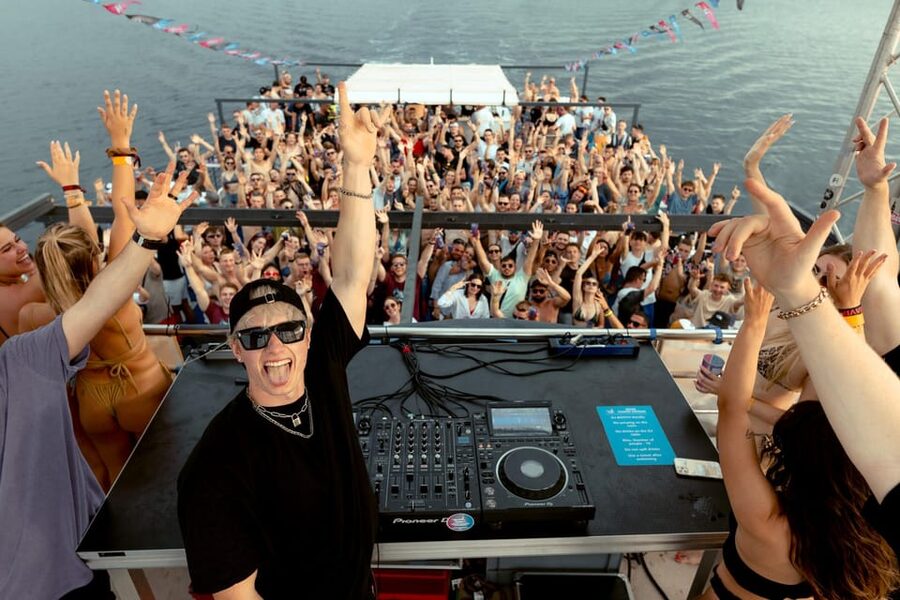 Zrce: Novalja Boat Party Booze Cruise - VIP area and onboard comfort