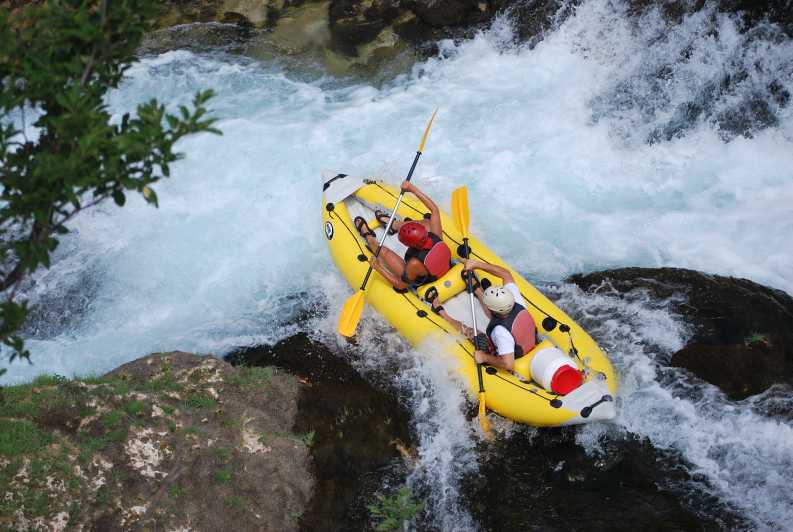 Zrmanja River: Half-Day Guided Kayaking Tour Near Zadar - Getting fitted out at the Raftrek base