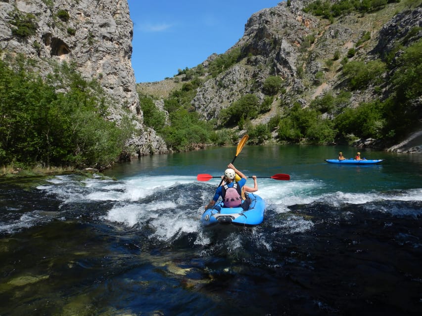 Zrmanja River: Half-Day Guided Kayaking Tour Near Zadar - The first hour: easy rapids and the canyon entrance