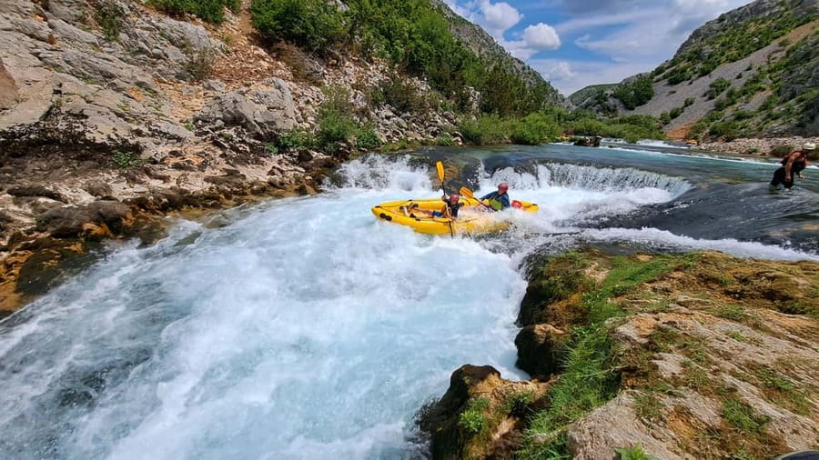 Zrmanja River: Half-Day Guided Kayaking Tour Near Zadar - The first break: swim, eat, and catch your breath