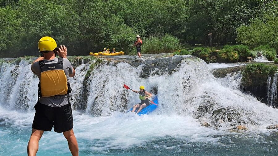 Zrmanja River: Half-Day Guided Kayaking Tour Near Zadar - The middle stretch: waterfalls, rapids, and short walks